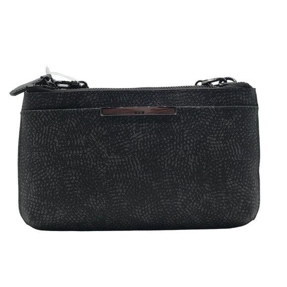 Tumi Grey Ballistic Nylon Crossbody Clutch - Picture 1 of 12